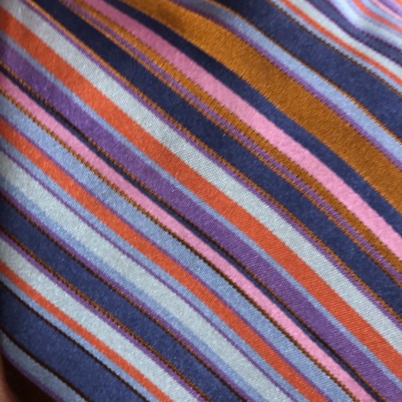 Ted Baker Striped Tie - Blue Multi - Picture 5 of 8